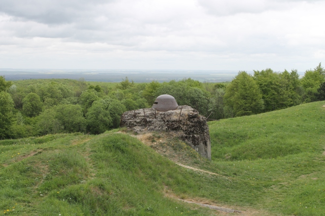 Observation dome atop Fort Douaumont. Photo Credit: Indraja Gugle